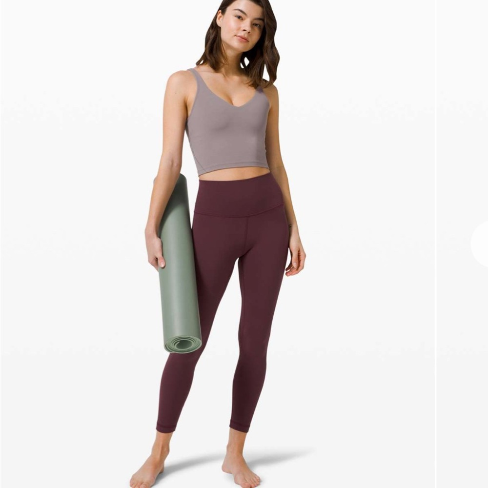 Lululemon Align 25” in Cassis (burgundy)
